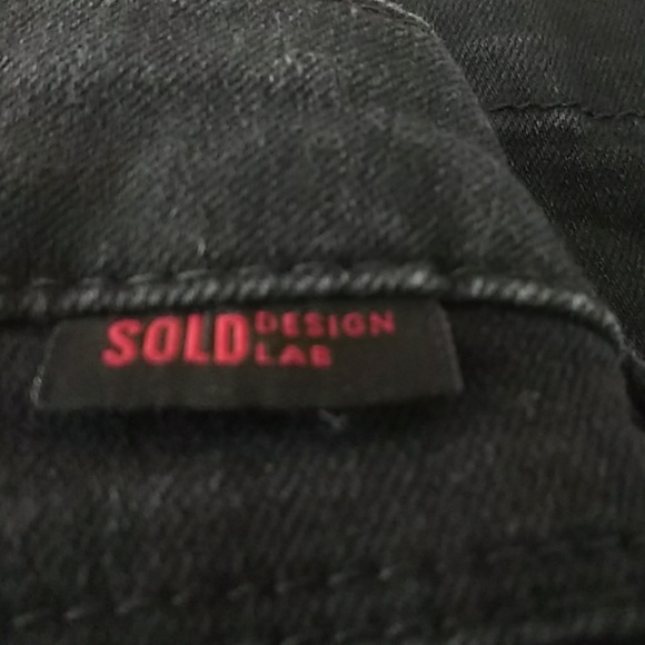NWOT SOLD Design Lab Pull On Black Flared Jeans - Picture 5 of 8